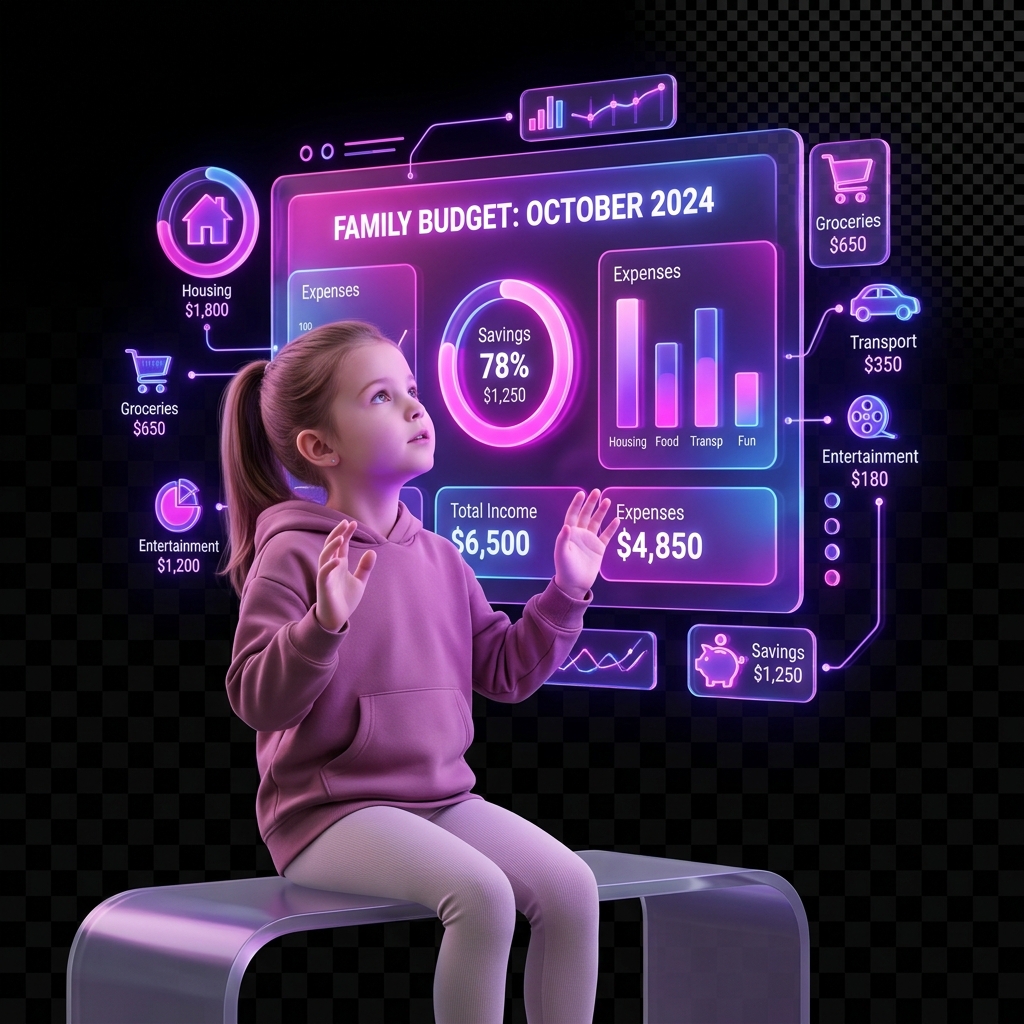 What Kids Actually Understand About Money When They See the Family Budget